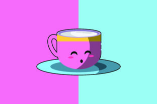 Cup Kawaii Cute Illustration Graphics