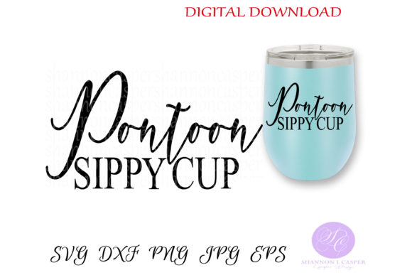 Pontoon Sippy Cup - Graphics and Crafts