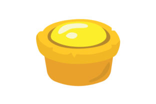 Sweets Lemon Sugar Cookie Cup Crafts