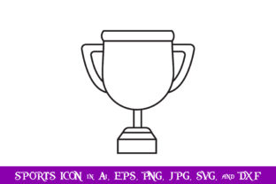 Winner Cup Sport Icon: Graphics and Icons for Local Business